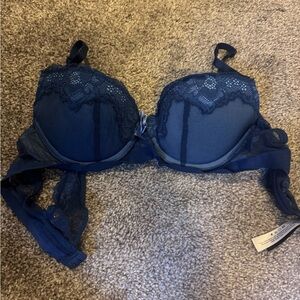 Adore Me Royal Blue Lace Bra